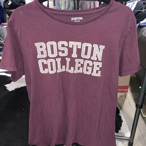 JanSport Women's Boston College Short Sleeve Maroon‎ T Shirt XL